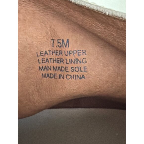 Gianni Bini Harlee Women’s Triple Buckle Zip Studded White Leather Bootie 7.5M - Picture 7 of 11